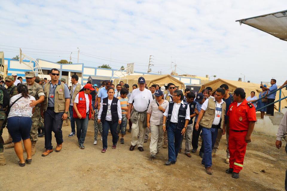 Presidente de la República inspeccionó hospital de campaña en ciudad de Huarmey