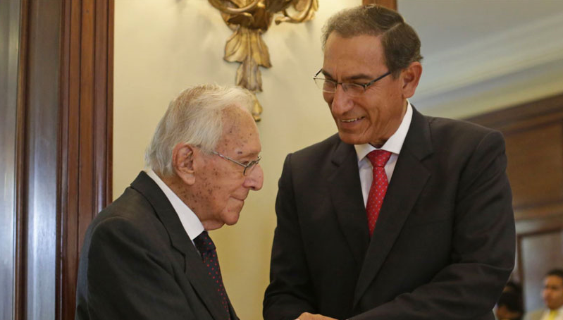 Presidente Vizcarra: “Legado de Bedoya es su ejemplo de decencia y honestidad”