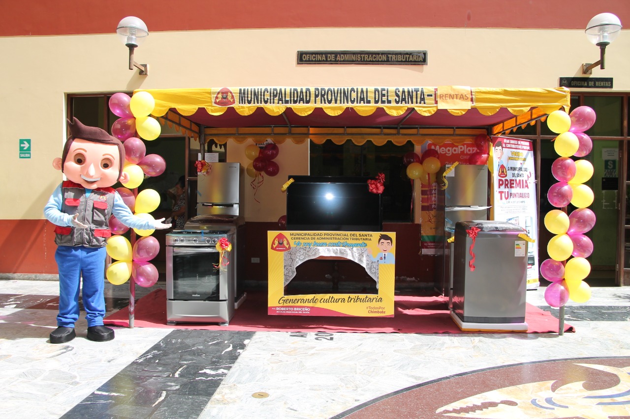 Chimbote: más de 6 mil contribuyentes puntuales ingresan al sorteo de artefactos en la municipalidad