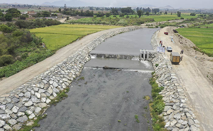 Chimbote: inauguran rehabilitación de dos canales de riego Santa Clemencia