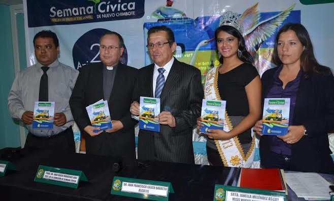 Presentan programa de la Semana Cívica por 20 aniversario de Nuevo Chimbote