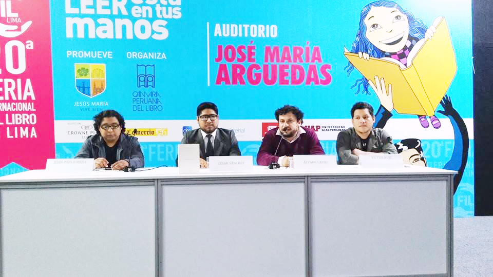 César Sánchez Lucero presentó Las máquinas deseantes en la 20 FIL Lima