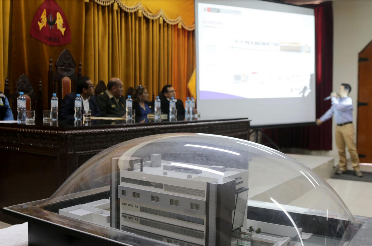 Chimbote: presentan proyecto de local de contingencia en el Progreso