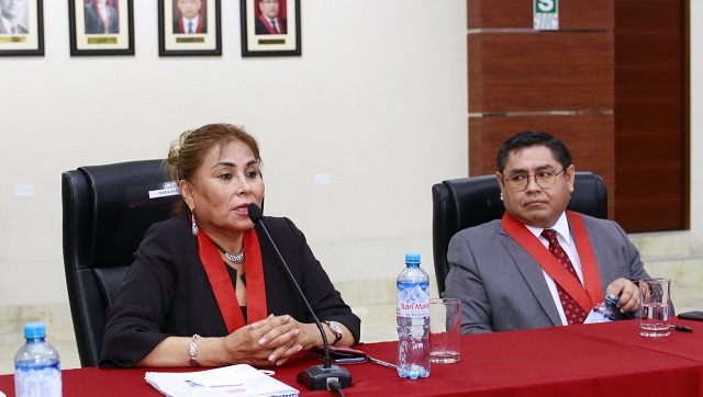 Jueza María Apaza fue elegida presidenta de la Corte del Santa para el periodo 2023-2024