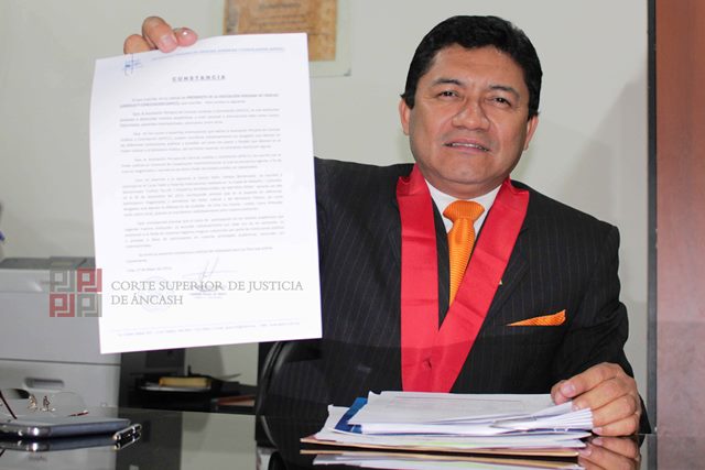 Presidente de Corte de Áncash rechaza acusaciones en su contra