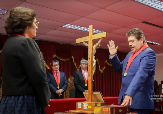 Huaraz: García Lizárraga asume presidencia de la CSJAN y se suma a lucha contra la corrupción