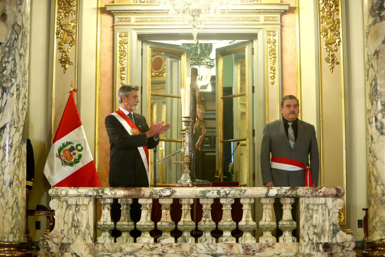 Cluber Aliaga juró como nuevo ministro del Interior