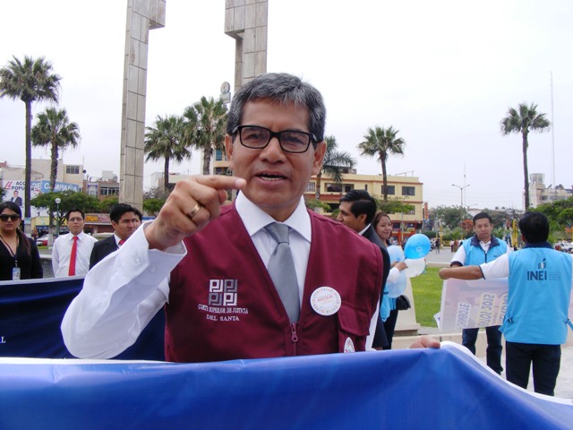 Presidente de Corte del Santa exhorta a fiscales y policías una mayor coordinación