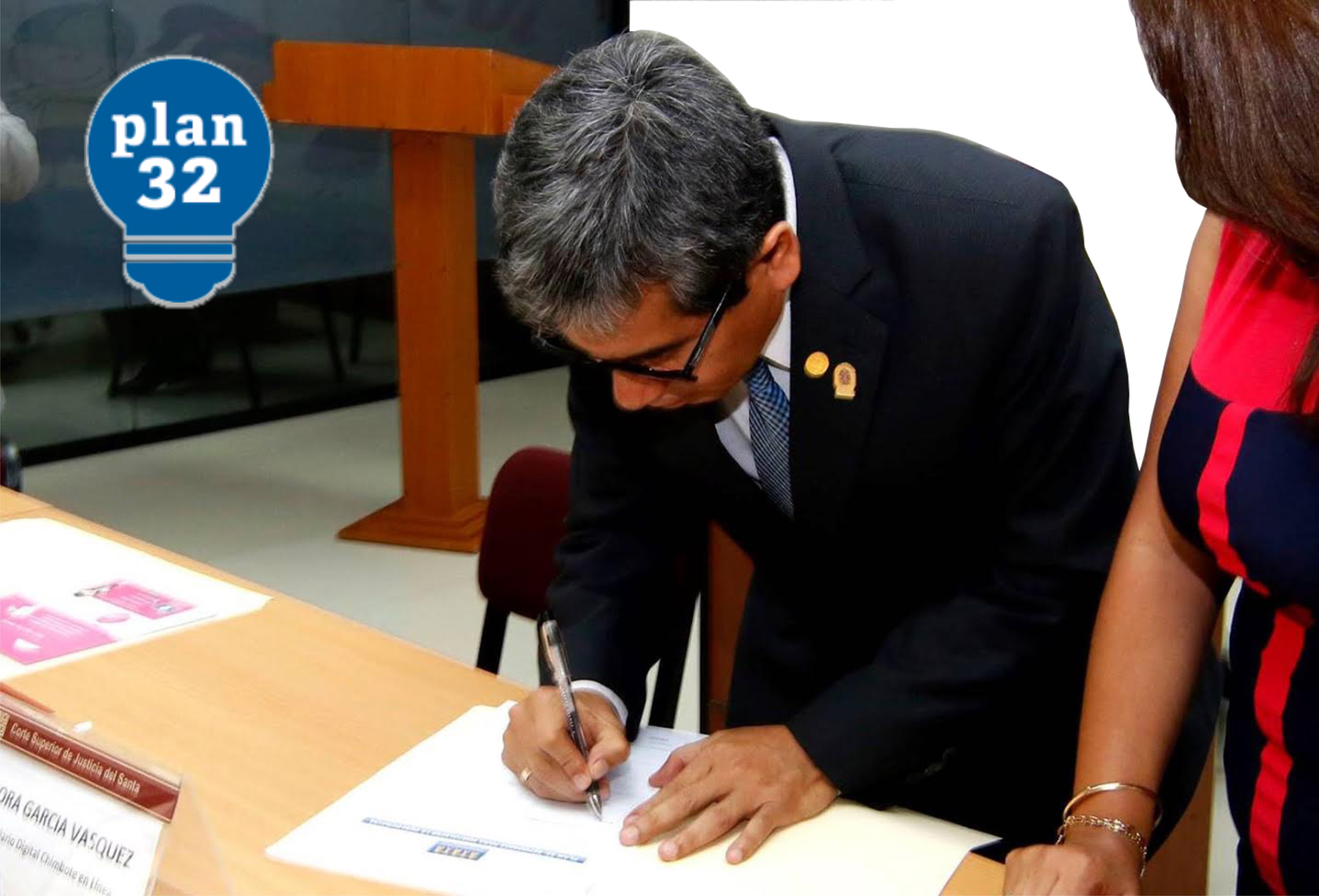 Presidente de la Corte del Santa y otras autoridades se unen a Plan 32