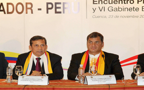Presidentes de Perú y Ecuador encabezan VII Reunión de Gabinete Binacional