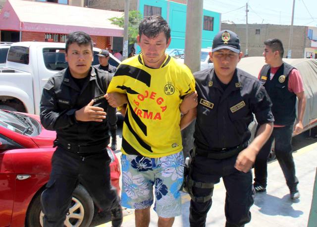 Chimbote: Presunto “marca” fue detenido por la policía en “Miraflores Alto” y portaba un revólver calibre 38