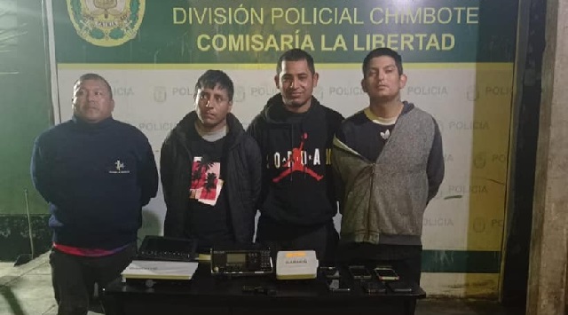 Chimbote: intervienen a “Los piratas del Señor de los Milagros” tras robo a embarcación