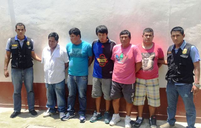 Detienen a 6 sujetos con armas implicados en extorsiones y tráfico de terrenos en Nuevo Chimbote