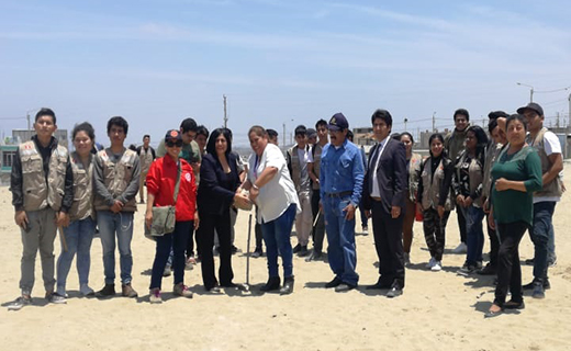 Colocan primera piedra para construcción de vivienda ecológica  en Nuevo Chimbote