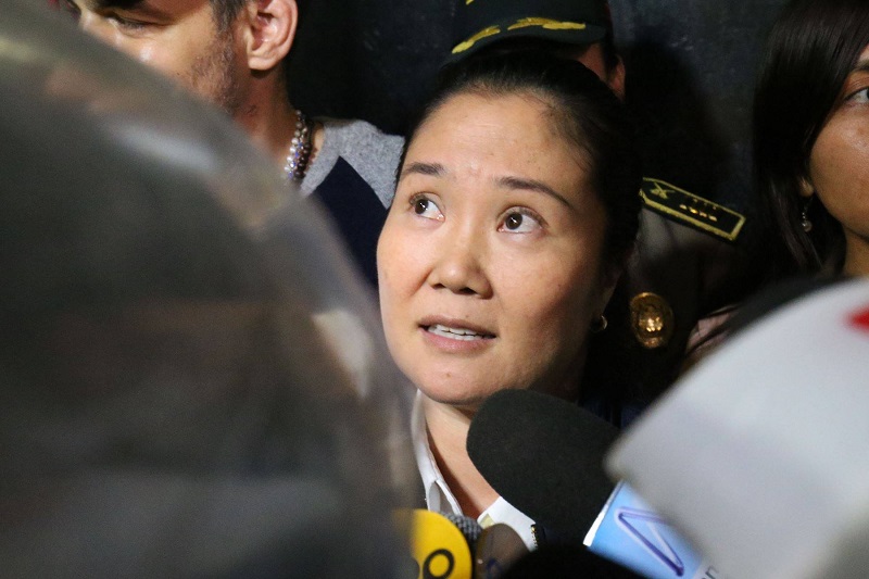 Poder Judicial dicta 15 meses de prisión preventiva en contra de keiko Fujimori