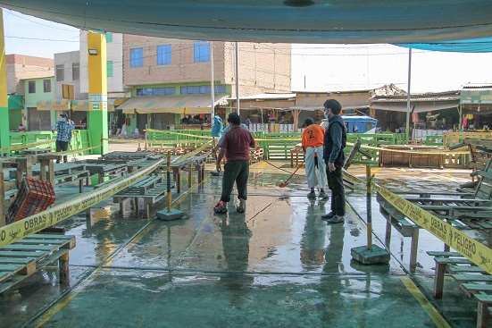 Clausuran temporalmente zona de venta de productos cárnicos en “La Perla” para mejorar protocolo sanitario