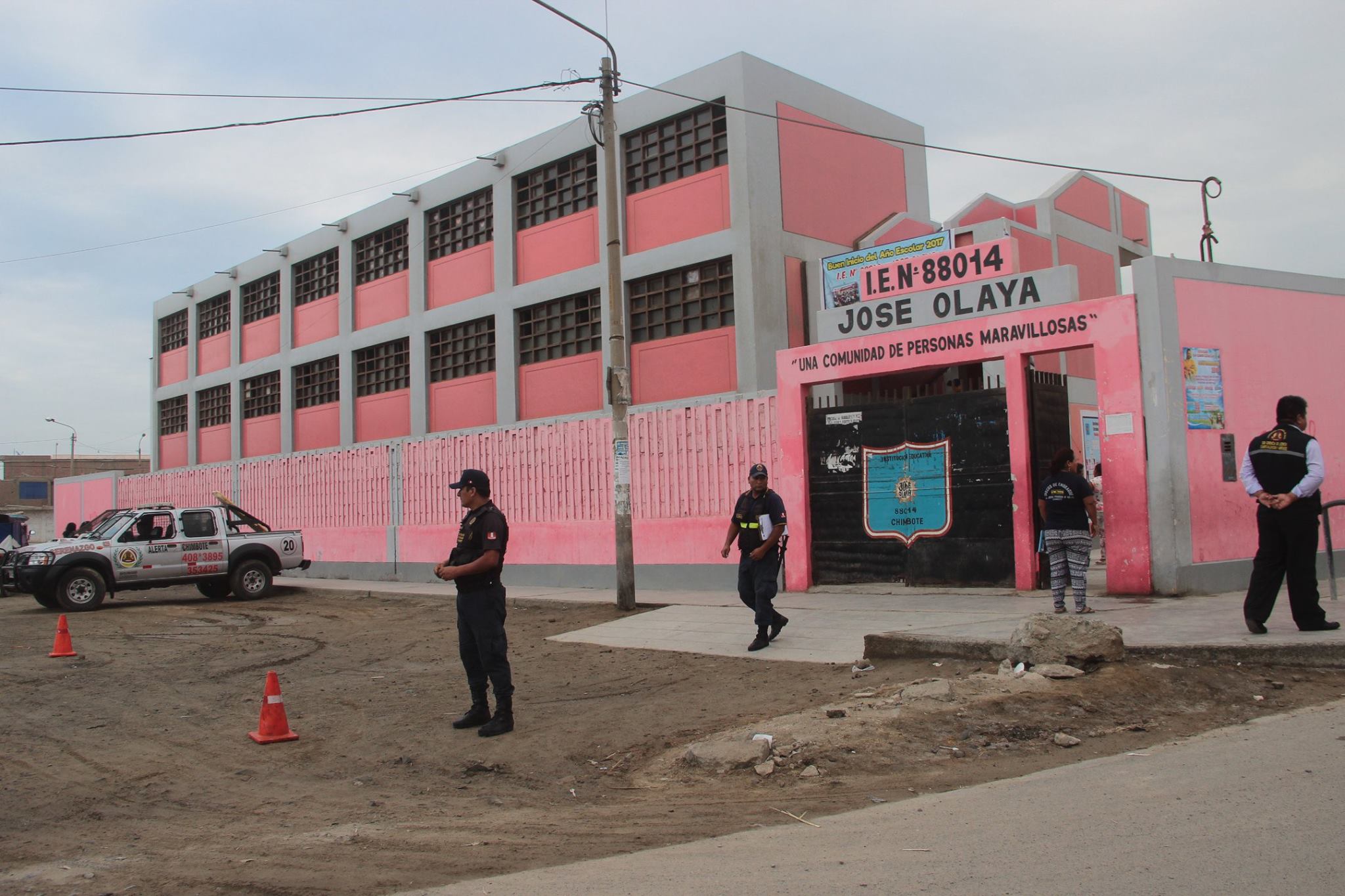 Programa “Escuela Segura” protegerá a escolares en colegios de Chimbote