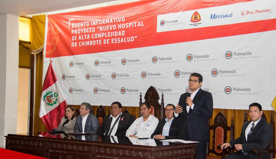 Proinversión socializa beneficios de proyecto hospitalario de Essalud en Chimbote