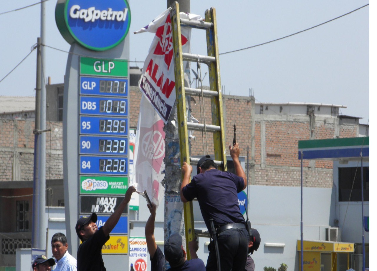 Chimbote: dos meses para que candidatos que postularon al Congreso retiren propaganda electoral