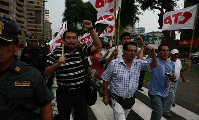 La CTP protesta contra el gobierno en el Día del Trabajo