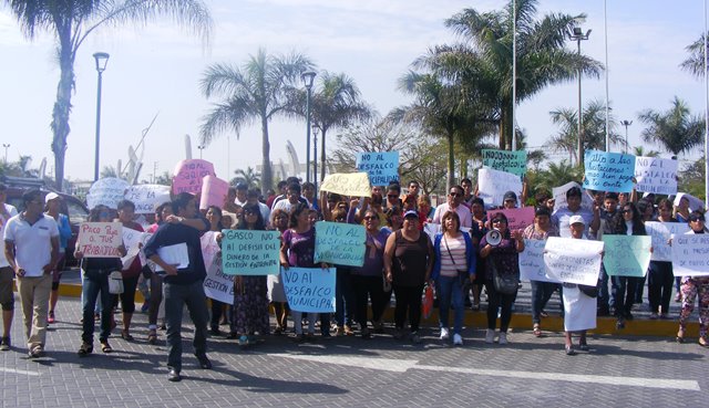 Denuncian que alcalde de Nuevo Chimbote pretende licitar obra pese a prohibición