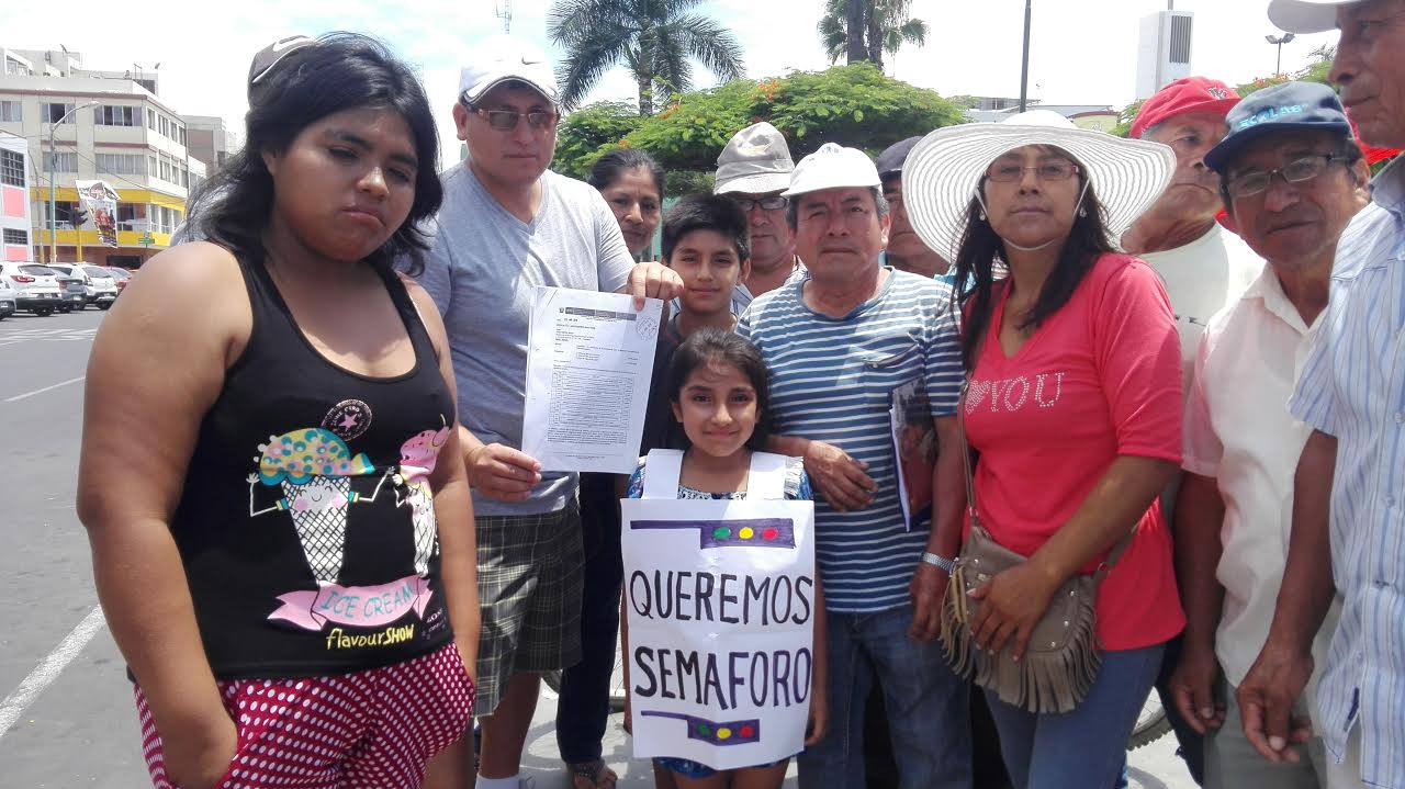 Moradores de Miraflores Alto dan una semana a la MPS para instalación de semáforos