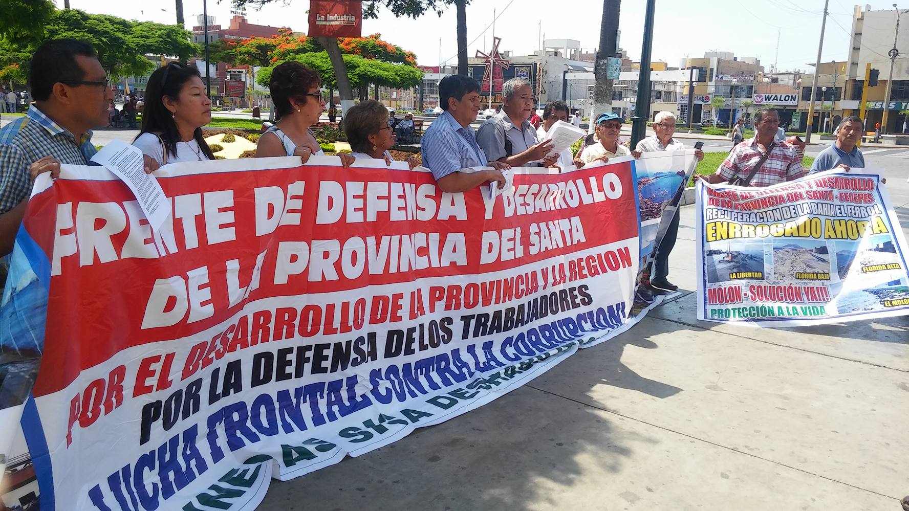 Chimbote: regidores e integrantes del Frente de Defensa advierten protestas para reubicar peaje