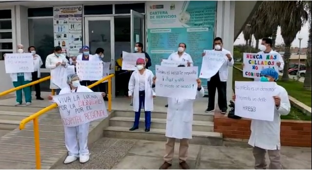Denuncian que Hospital Regional de Nuevo Chimbote sea convertido en agencia de empleo del gobernador