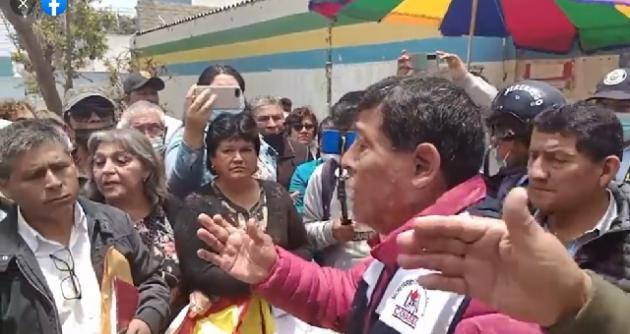 Vecinos protestan contra alcalde de Nuevo Chimbote, le reclaman por ola delictiva