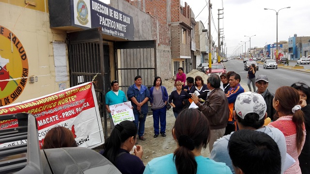Trabajadores piden atención a los 46 establecimientos de la Red de Salud Pacífico Norte