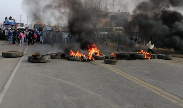 Quinto día de protestas de obreros agroindustriales en el norte y sur del país