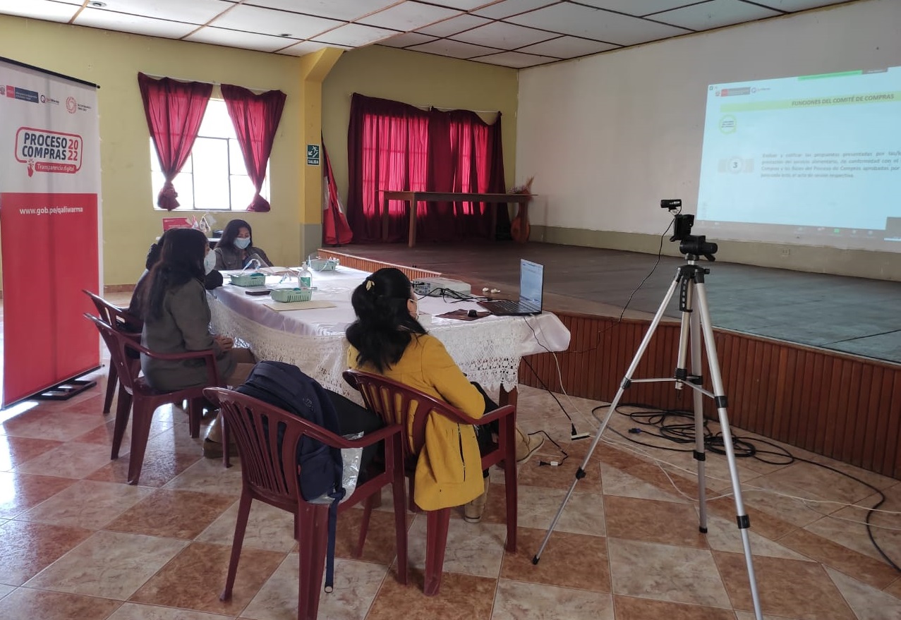 Qali Warma fortalece capacidades de Comités de Compras de Áncash  
