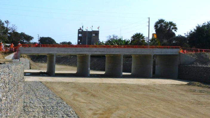 Áncash: culminó reconstrucción del Puente Solivín en Nepeña