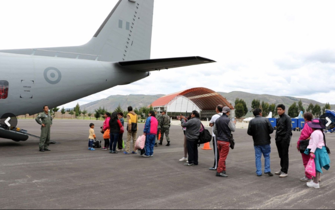 Trujillo: puente aéreo trasladó a más de 3000 afectados a Chimbote y Lima