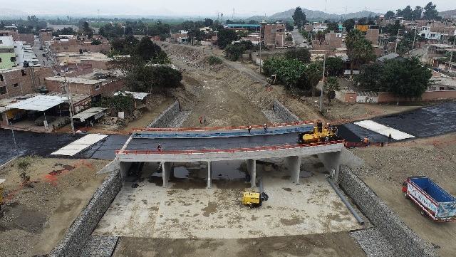 Áncash: Reconstrucción del Puente Solivín en Nepeña registra avance del 95% en su ejecución