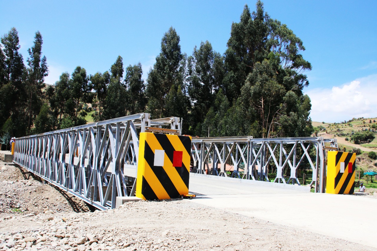 Áncash: 98 puentes modulares se instalan este año en Reconstrucción con Cambios