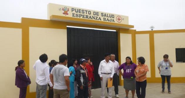 Chimbote: Después de dos años y medio será entregada la posta de salud “Esperanza Baja” 