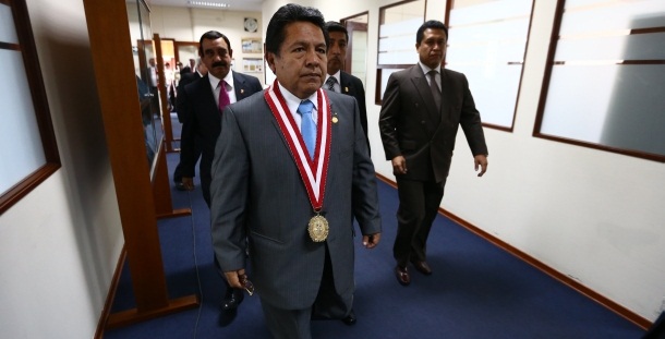 Fiscal de la Nación acudió esta tarde a citación de comisión del “caso Áncash”