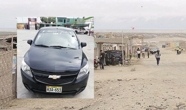 Cuatro ladrones golpean y roban vehículo a taxista en Nuevo Chimbote, pero gracias a GPS lo recuperan