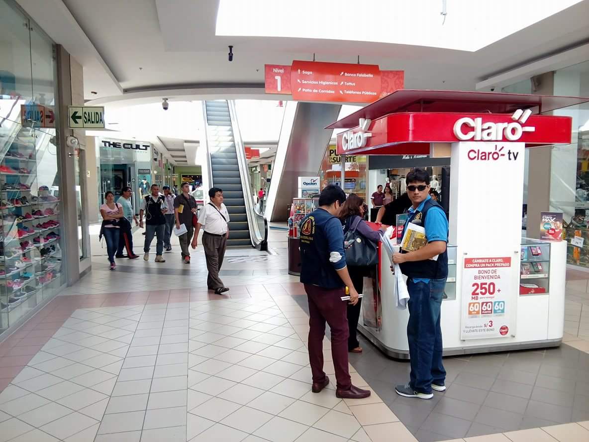 Chimbote: multan a Megaplaza por instalar módulos en zonas de tránsito peatonal