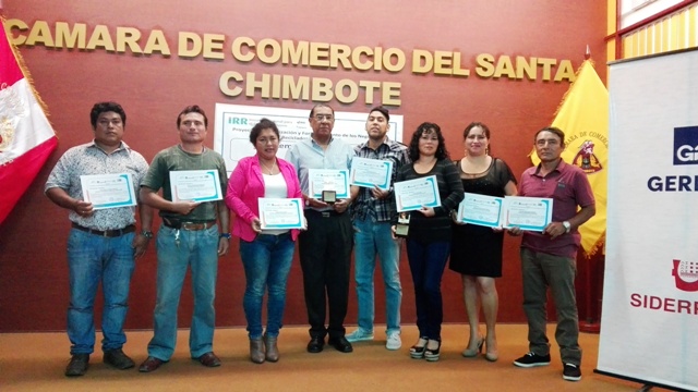 Chimbote: 7 empresas de reciclaje metálico fueron capacitadas para mejorar su producción