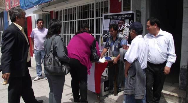 Con 5 mil firmas Ancash le dice alto a la corrupción en el gobierno regional