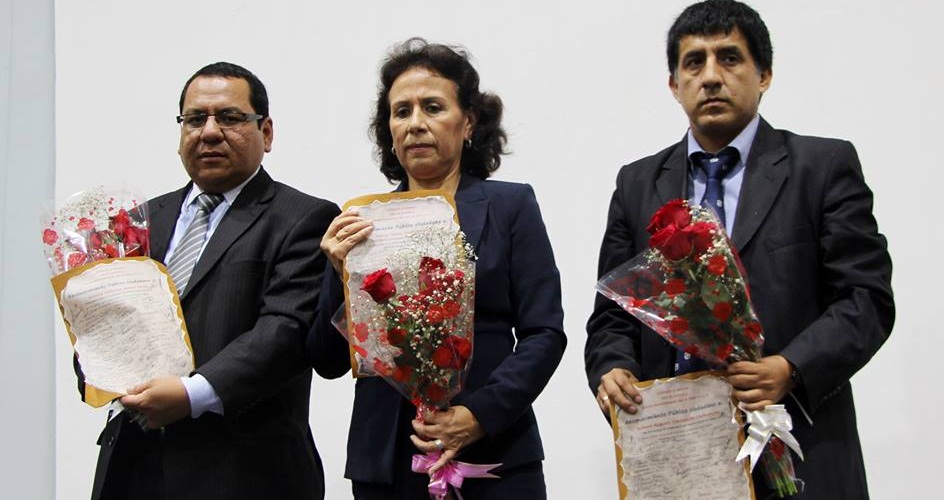 Fiscal Nancy Moreno, procurador Asmat y juez Concepción reciben reconocimiento ciudadano