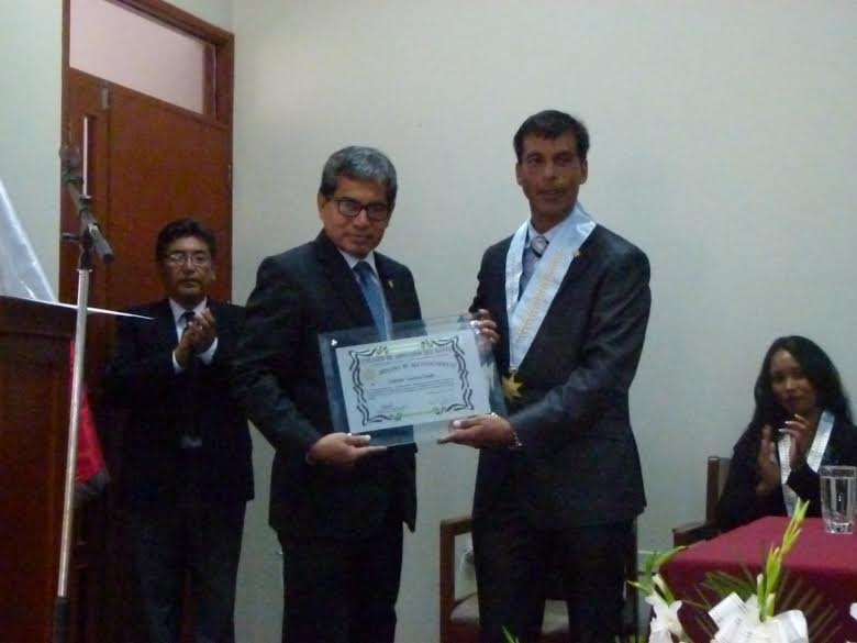 Chimbote: Colegio de Abogados dio reconocimiento a magistrado Willians  Vizcarra