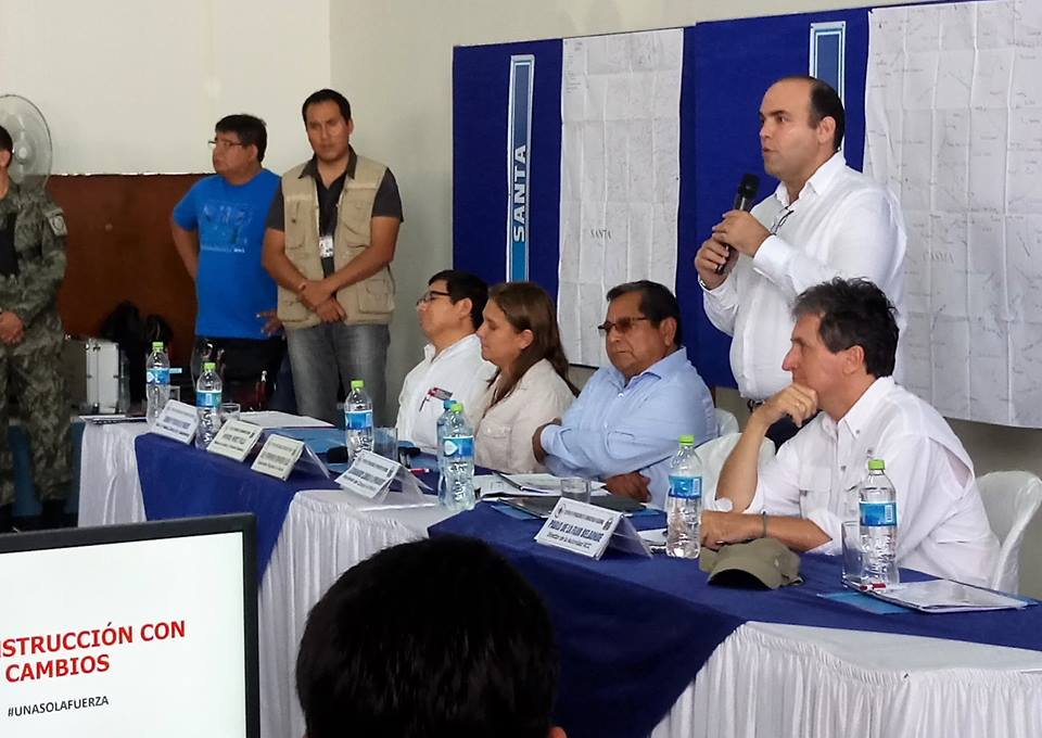 Autoridades participan de reunión para la “Reconstrucción con Cambios” en Áncash