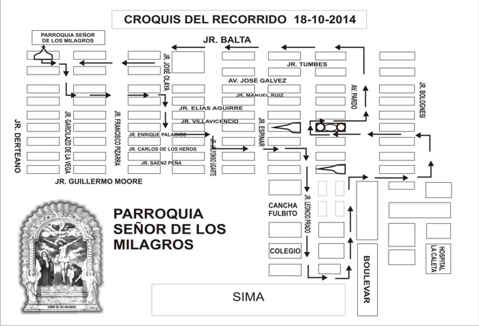 Procesión del Señor de los Milagros en Chimbote inicia mañana sábado 18