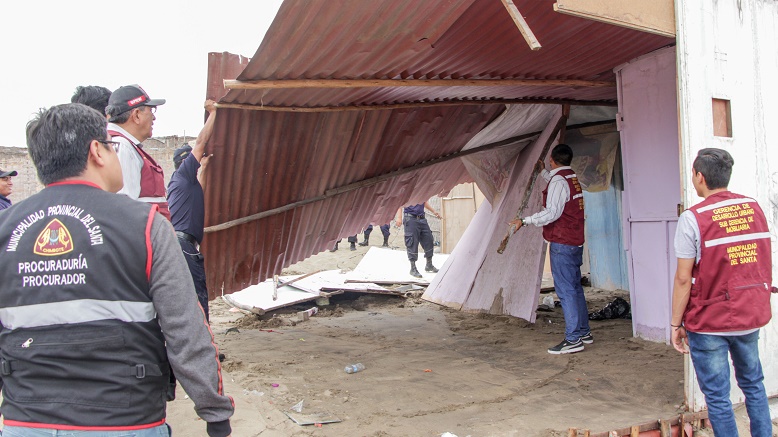 Chimbote: municipio recuperó lotes en asentamiento humano Lomas del Cono Norte  