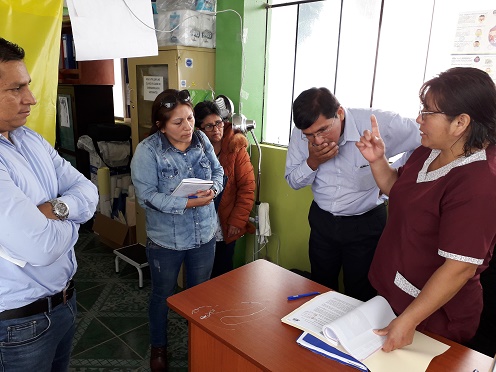 Funcionarios de la Red de Salud Pacífico Sur llegaron a centro médico de Cochabamba en Huaraz