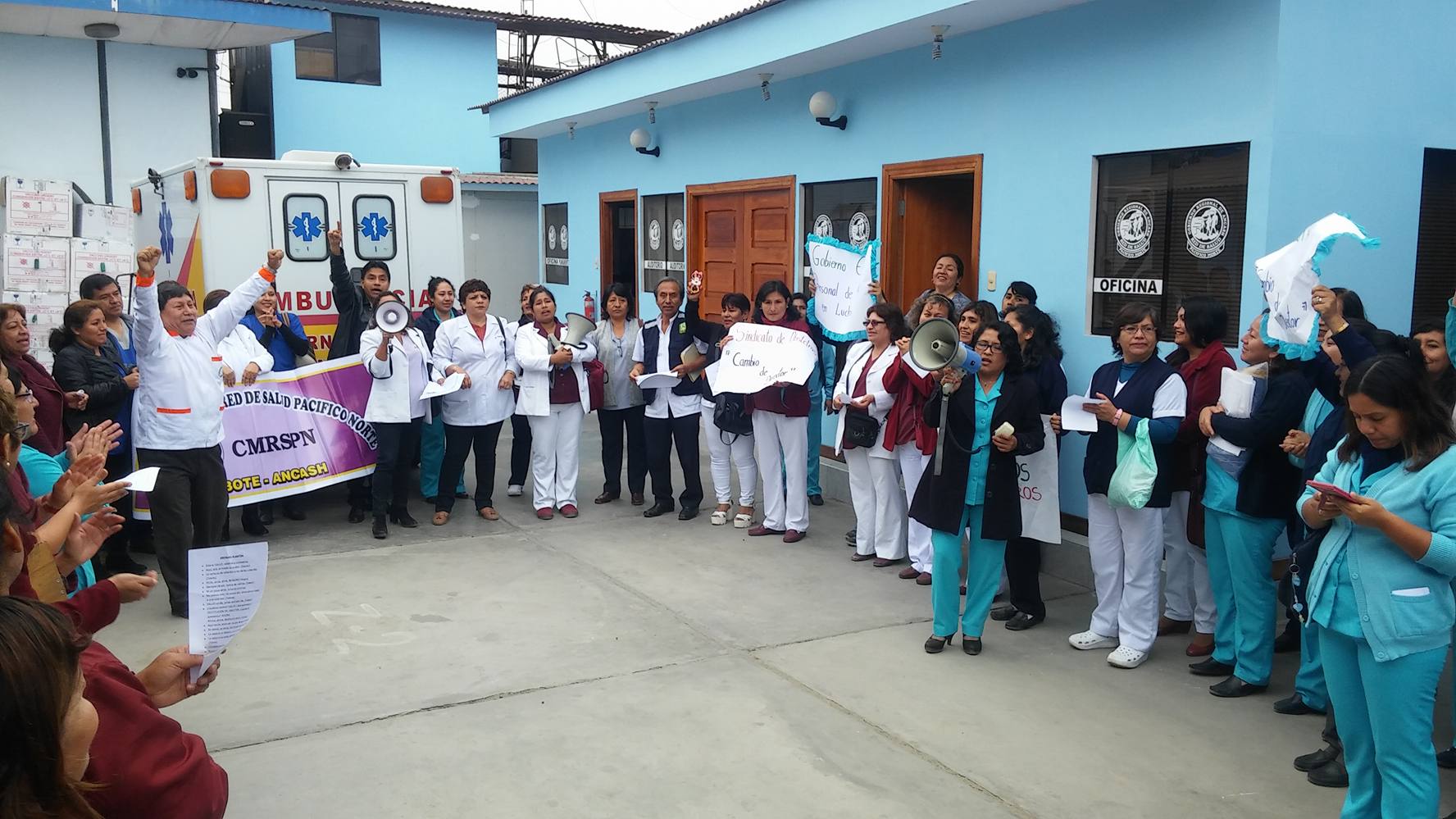  Chimbote: trabajadores de la Red Norte esperan que nuevo director sea capaz de atender la problemática 