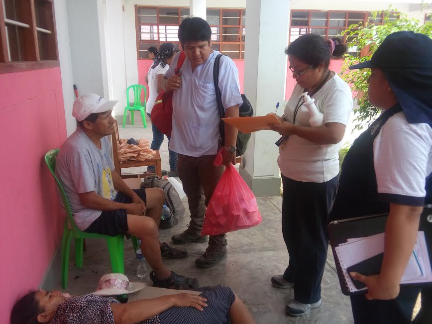 Red de Salud Pacífico Sur conforma 6 brigadas de atención para afectados por fuertes lluvias 